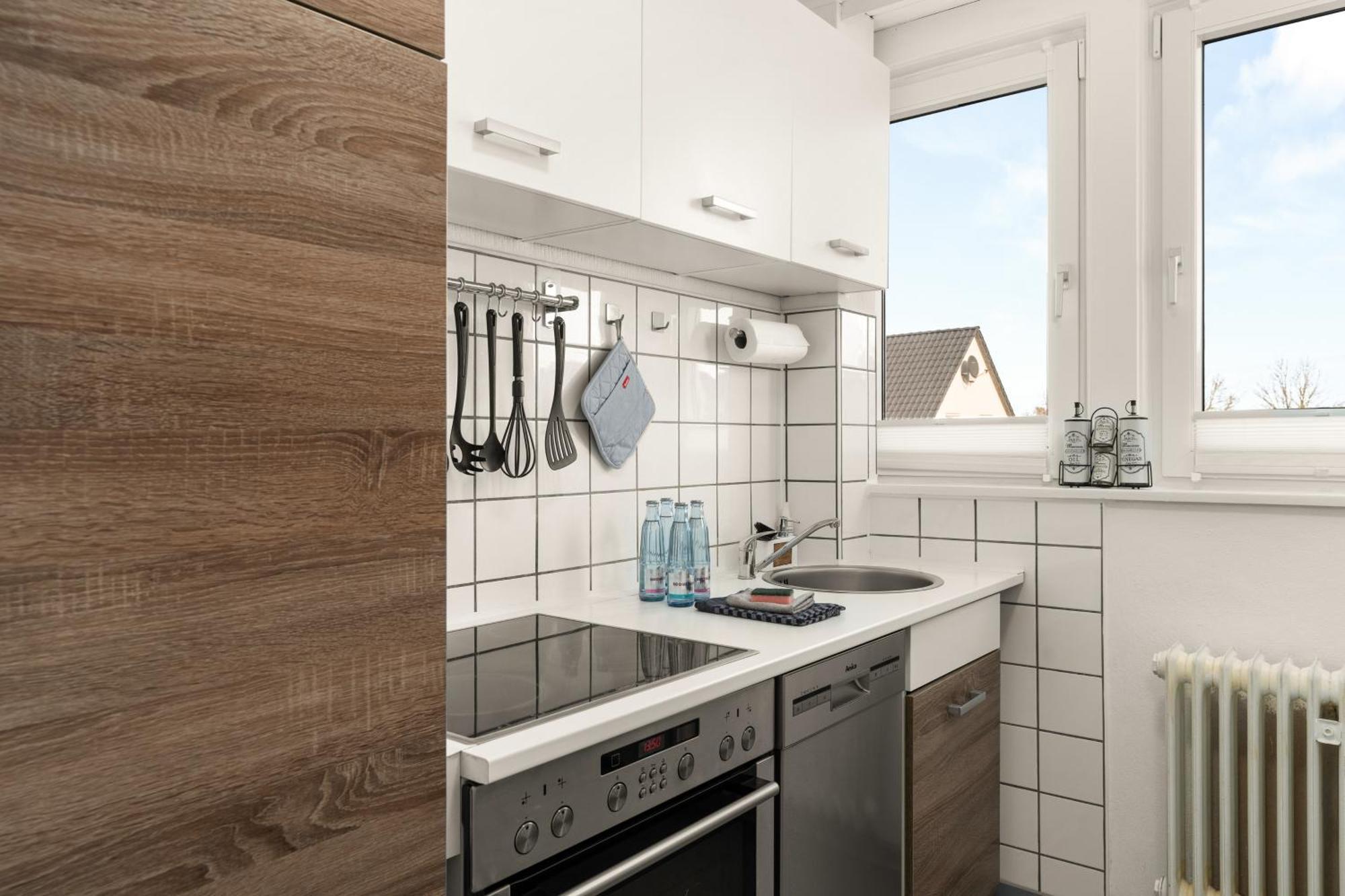 Immo-Vision - Natur Design Apartments, Parkplatz, Kueche Calberlah Bagian luar foto