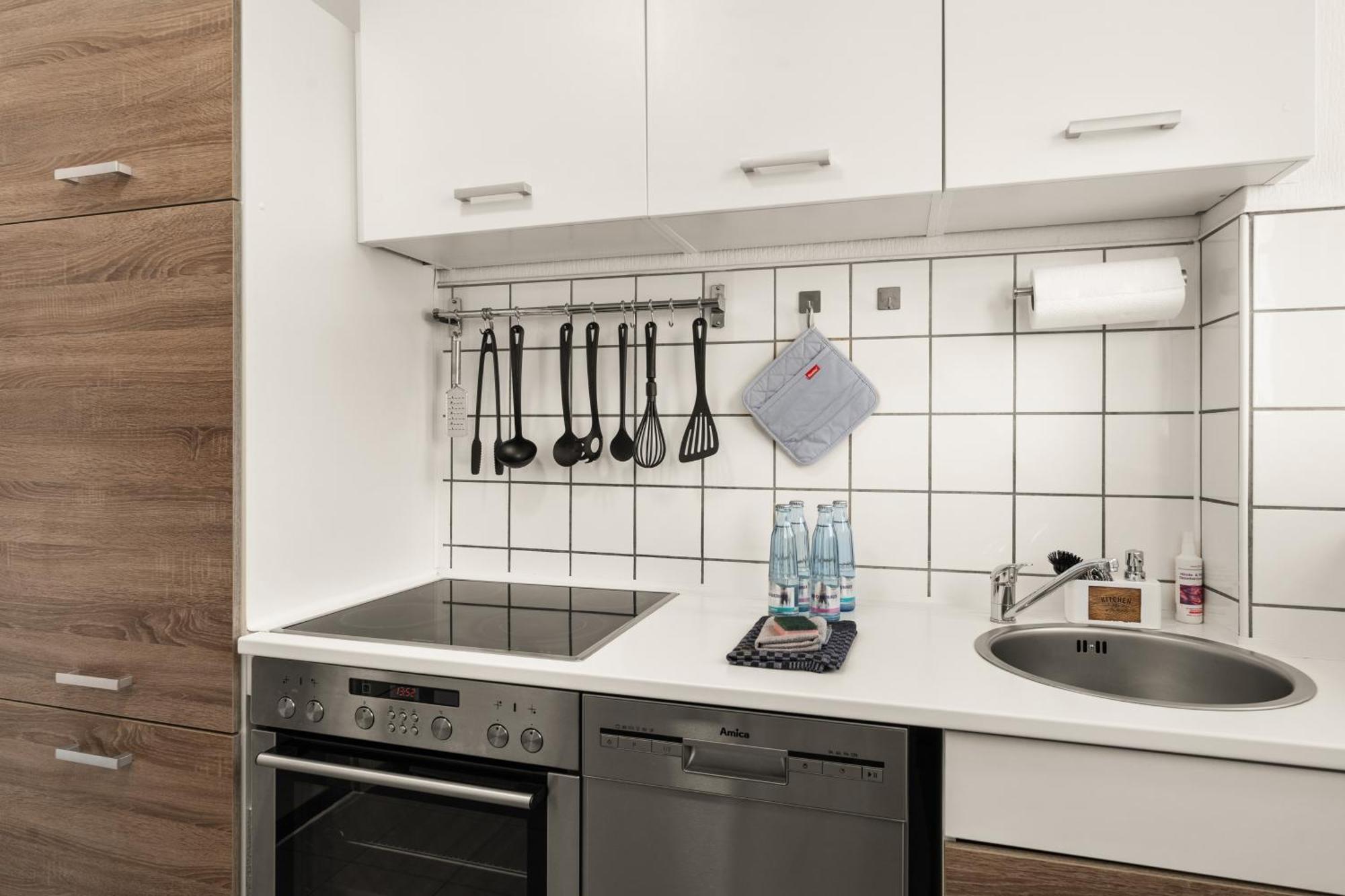 Immo-Vision - Natur Design Apartments, Parkplatz, Kueche Calberlah Bagian luar foto